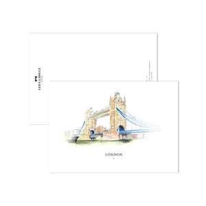 Postkarte - CITIES - LONDON Postkarte Leo la Douce 