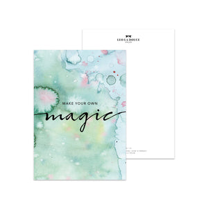Postkarte - MAKE YOUR OWN MAGIC Postkarte Leo la Douce 