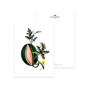 Postkarte · WATERMELON Postkarte Leo la Douce 
