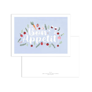 Postcard - Bon Appetit