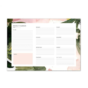 Weekly Planner - Floral Colours No 2 - A4 Wochenplaner Leo la Douce 